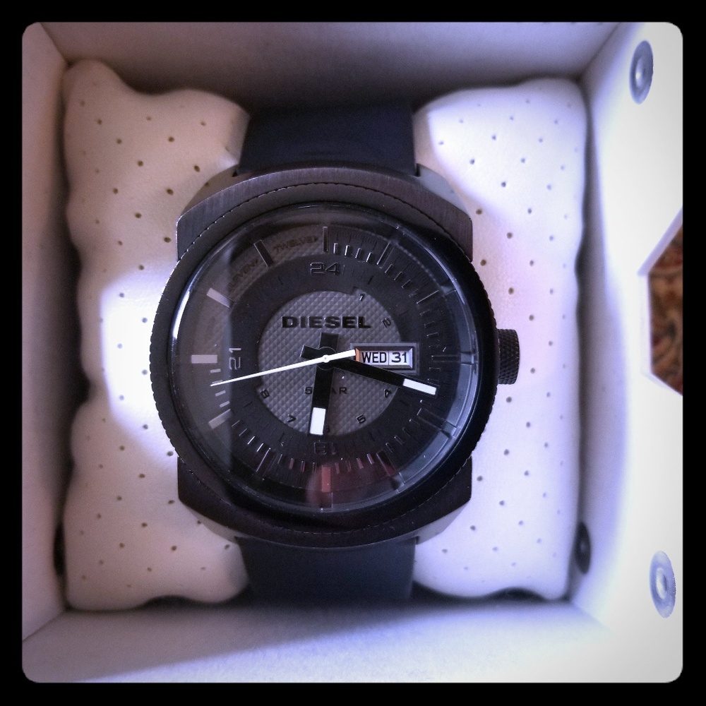 Mens Black Diesel Watch